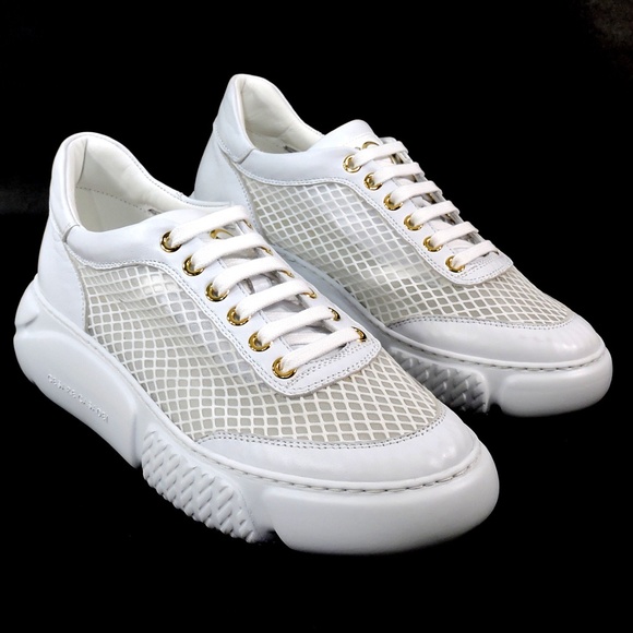 CASADEI 🇮🇹 WOMENS WHITE SUMMER FASHION COMFORT SNEAKERS